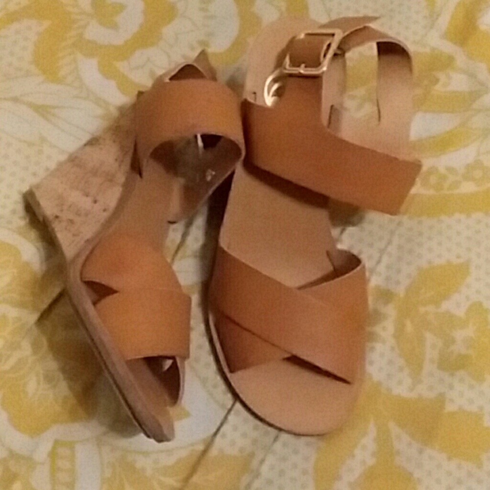 Huaraches de plataforma de madera 10cm de altos